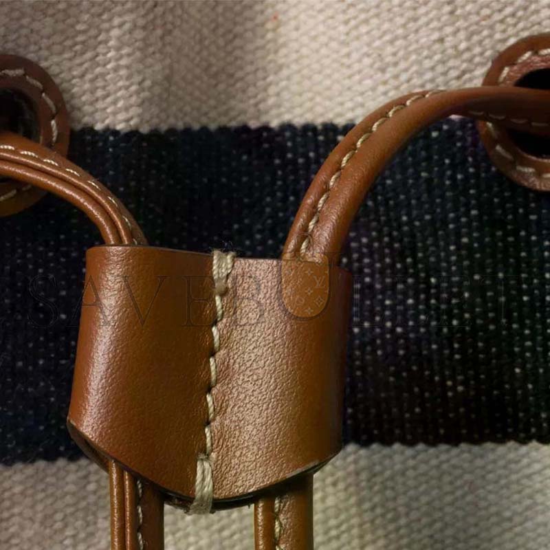 MIU MIU STRIPED BUCKET BAG 5ND016 (23*20cm)